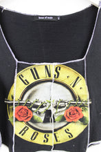 Load image into Gallery viewer, Haus Of Mojo Reworked Vintage Guns And Roses Logo Double Stitch Crop Top
