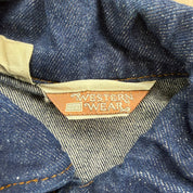 J- Vintage Sears70s/80s  Western Wear Denim Jacket - 52 (XL)