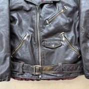 J- Vintage H & A Winnipeg Leather Biker Jacket - L