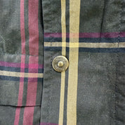 Vintage 90s Tommy Hilfiger Plaid Fleece-Lined Hooded Parka Jacket - M
