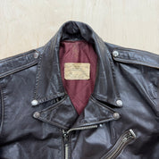 J- Vintage H & A Winnipeg Leather Biker Jacket - L