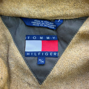 Vintage 90s Tommy Hilfiger Plaid Fleece-Lined Hooded Parka Jacket - M