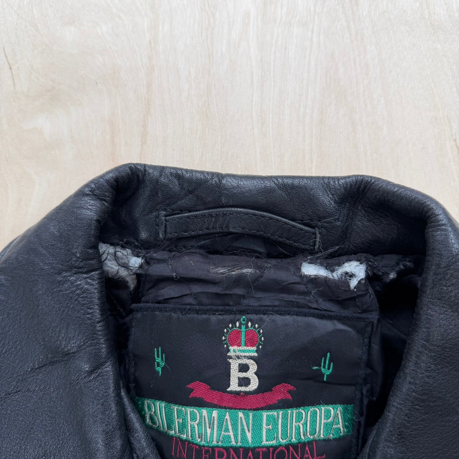 J- Vintage Billerman Europa Arizona Leather Bomber Jacket - M