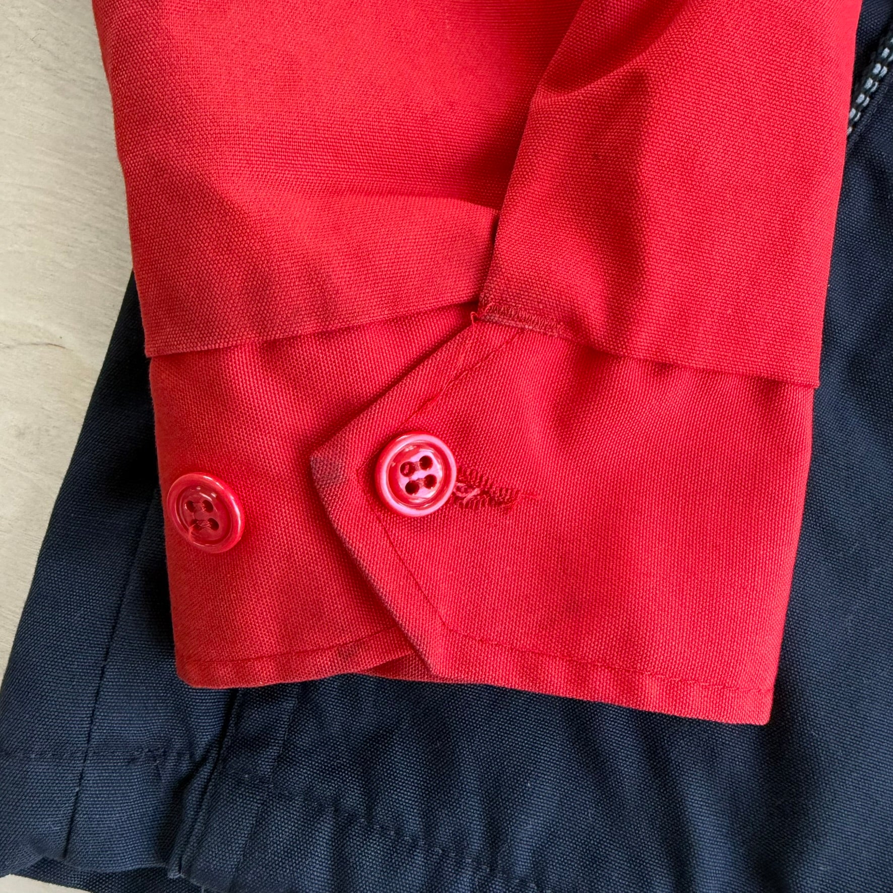 J- Vintage 90s Coca Cola Embroidered Logo Made In USA Zip Up Lightweight Jacket - L