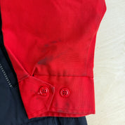 J- Vintage 90s Coca Cola Embroidered Logo Made In USA Zip Up Lightweight Jacket - L