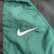 J- Vintage 90s Nike Embroidered Swoosh Zip Up Lightweight Windbreaker Jacket - XL