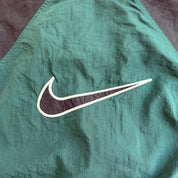 J- Vintage 90s Nike Embroidered Swoosh Zip Up Lightweight Windbreaker Jacket - XL