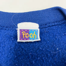 Load image into Gallery viewer, F- Vintage Disney Winnie The Pooh Text &amp; Embroidered Character Crewneck
