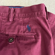 Vintage Polo RL "The Polo Chino" Stretch Straight Fit Pants - 38/32 (Measures 37/29)
