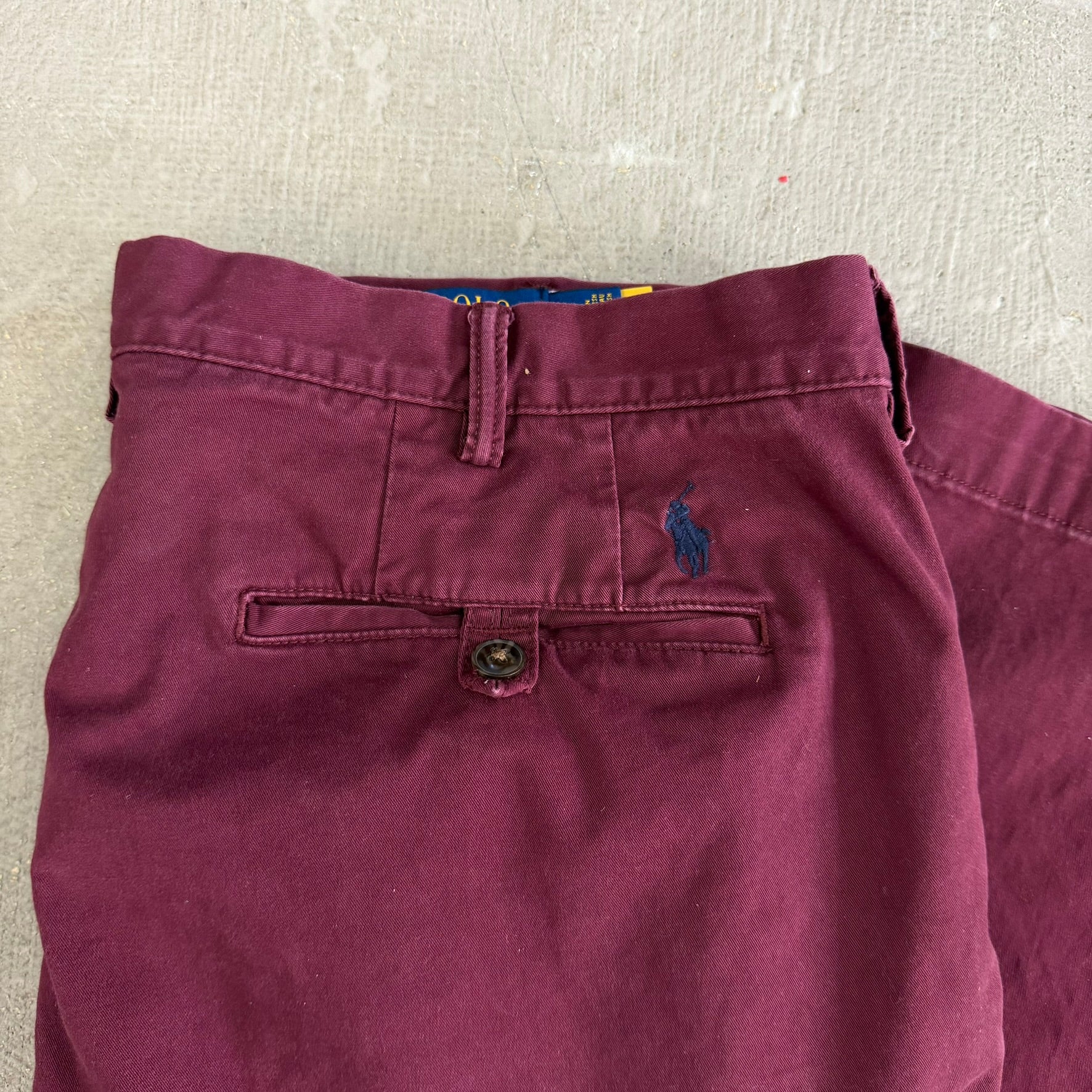 Vintage Polo RL "The Polo Chino" Stretch Straight Fit Pants - 38/32 (Measures 37/29)