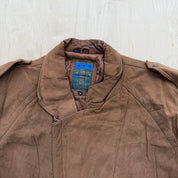 J- Vintage YES Linea Uomo Suede Bomber Jacket - M