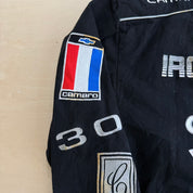J- Vintage Jeff Hamilton Design Camaro 35th Anniversary Embroidered Racing Jacket - XL
