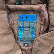 J- Vintage YES Linea Uomo Suede Bomber Jacket - M