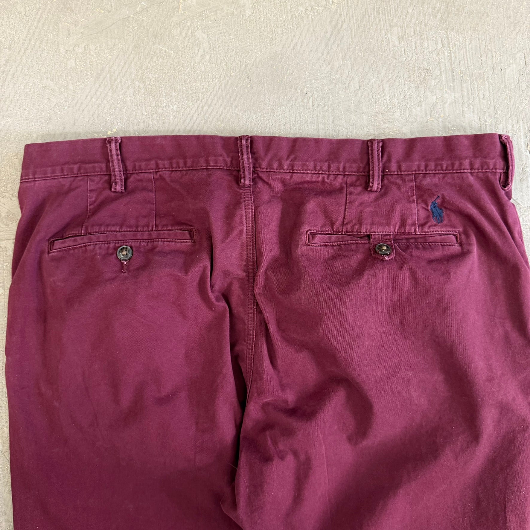 Vintage Polo RL "The Polo Chino" Stretch Straight Fit Pants - 38/32 (Measures 37/29)