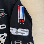 J- Vintage Jeff Hamilton Design Camaro 35th Anniversary Embroidered Racing Jacket - XL