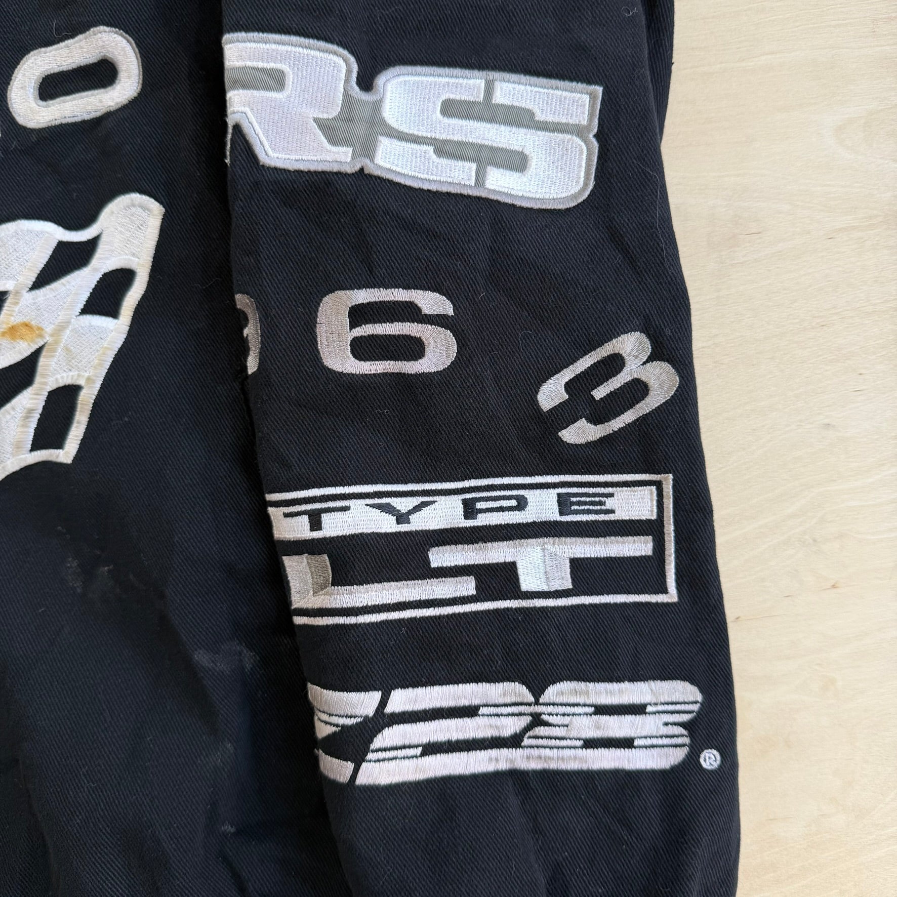 J- Vintage Jeff Hamilton Design Camaro 35th Anniversary Embroidered Racing Jacket - XL