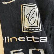 J- Vintage Jeff Hamilton Design Camaro 35th Anniversary Embroidered Racing Jacket - XL