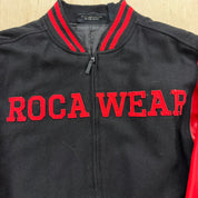 J- Vintage Rocawear Embroidered Text Varsity Jacket - XL