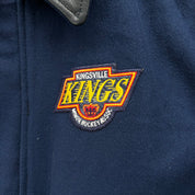 J- Vintage Kingsville Kings Minor Hockey Association Varsity Jacket - XL