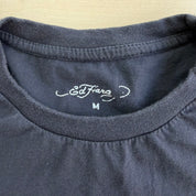 J- Vintage Ed Hardy Tiger & Text Graphic Tee - M