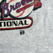J- Vintage '92 MLB Blue Jays Vs Braves World Series Graphic Single Stitch Tee - L