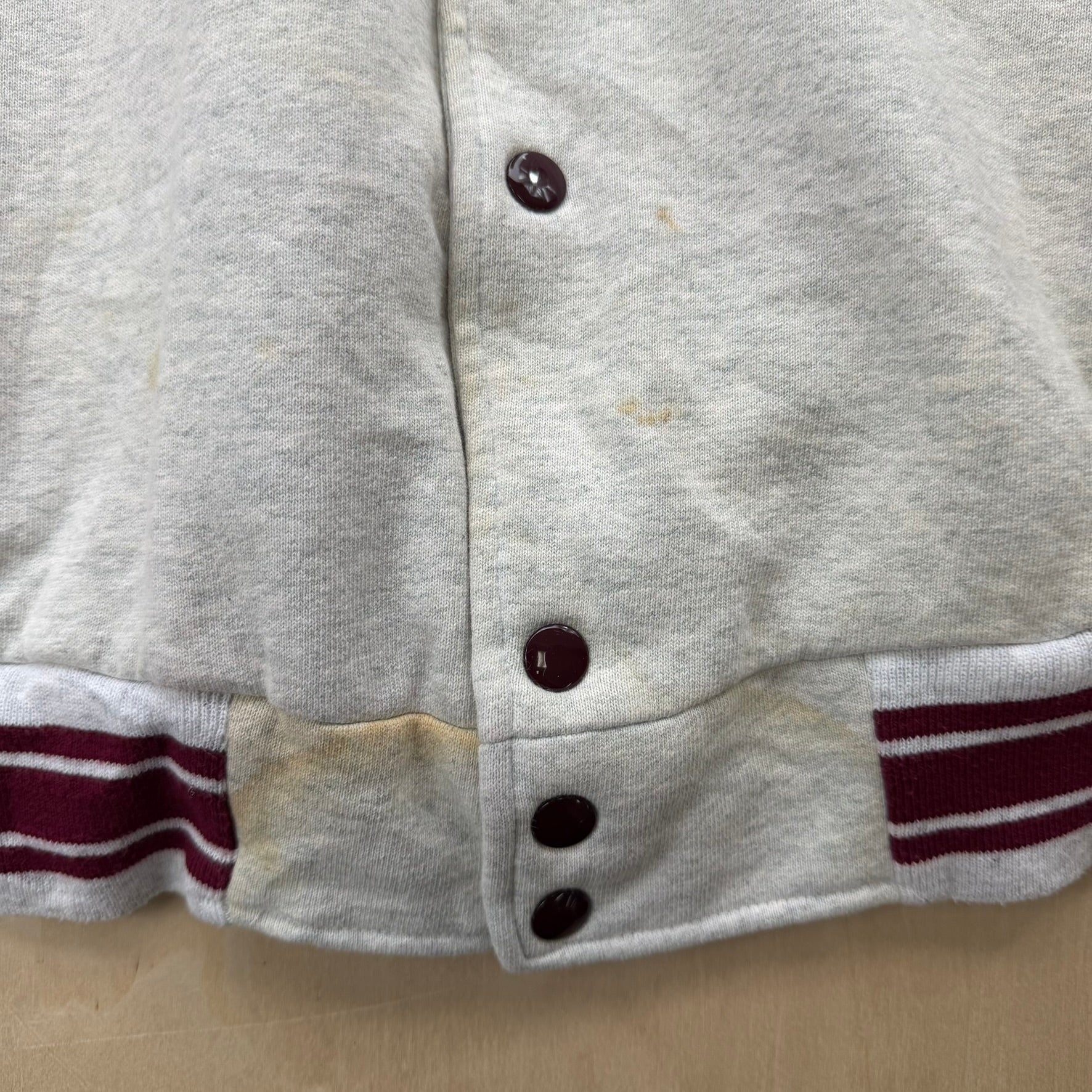 J- Vintage Guess Embroidered Text Made In USA Varsity Jacket - L