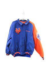 Load image into Gallery viewer, Z- Vintage Mets MLB Starter Bomber Style Winter Jacket
