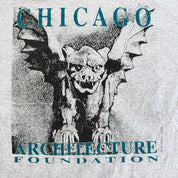 J- Vintage Chicago Architecture Foundation Graphic Made In USA Single Stitch Tee - 2XL