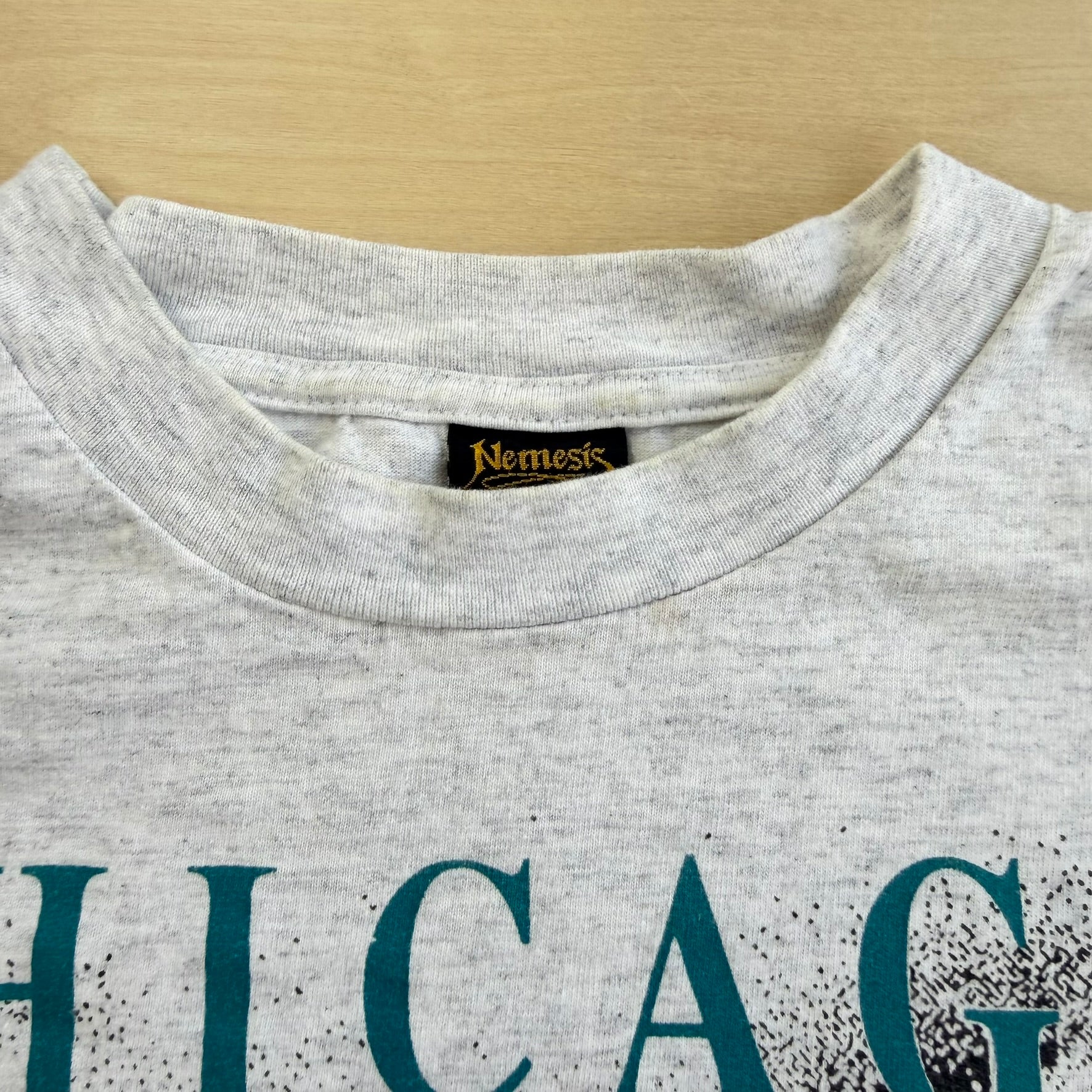 J- Vintage Chicago Architecture Foundation Graphic Made In USA Single Stitch Tee - 2XL