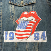J- HOM Rolling Stones US Tour Reworked Denim Jacket - 3XL