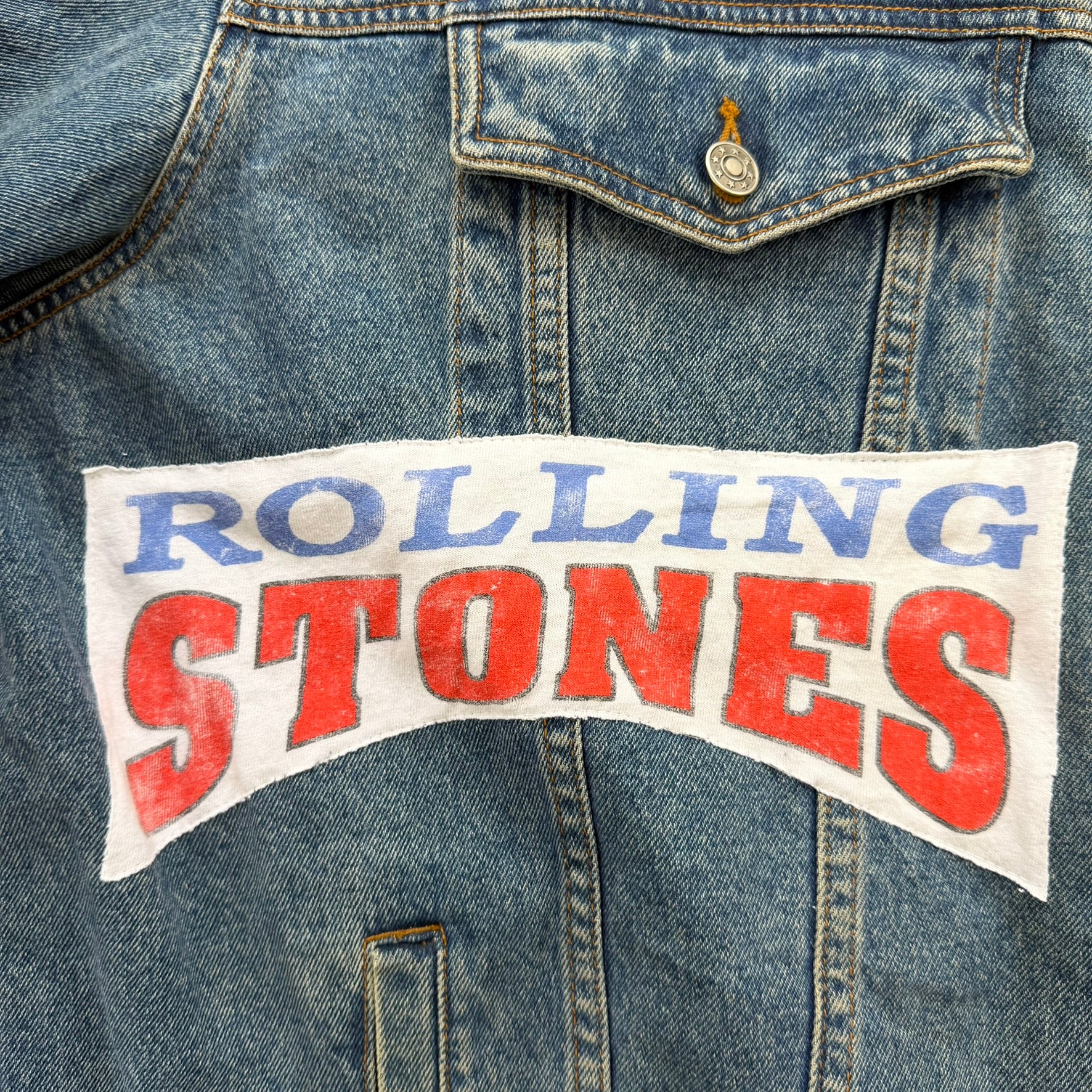 J- HOM Rolling Stones US Tour Reworked Denim Jacket - 3XL