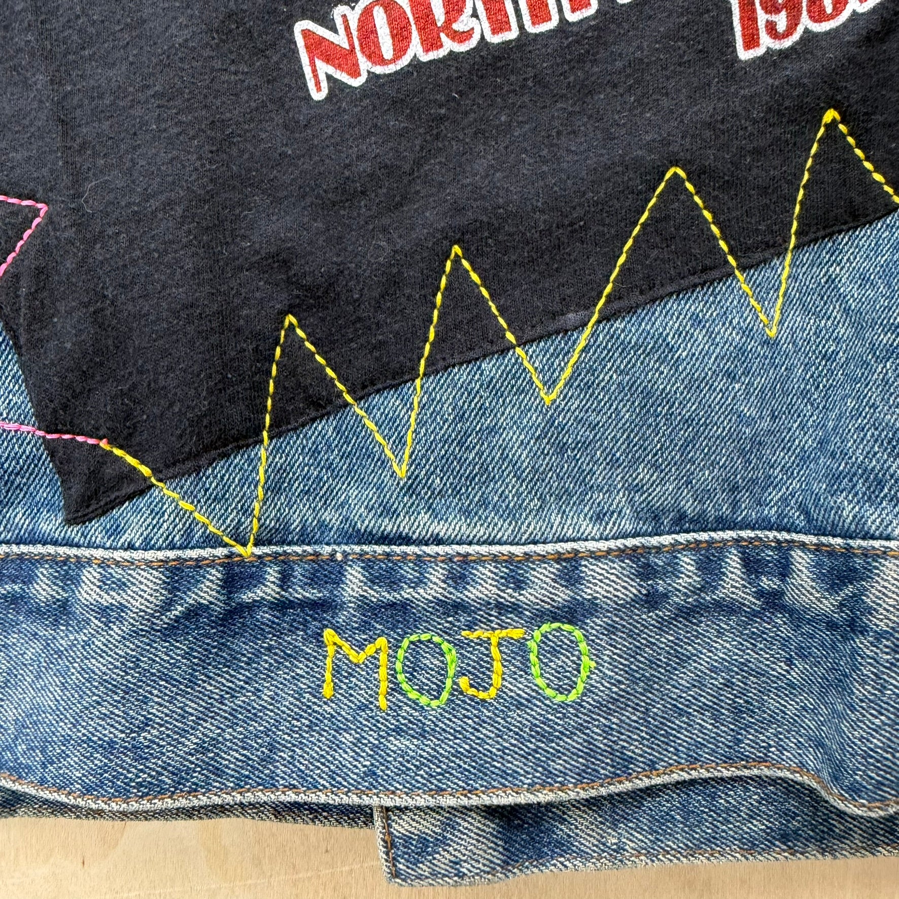 J- HOM Rolling Stones US Tour Reworked Denim Jacket - 3XL