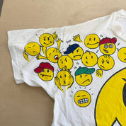 J- Vintage Freeze Wicked Smiley Faces Graphic Made In USA Single Stitch Tee - L