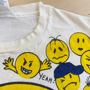 J- Vintage Freeze Wicked Smiley Faces Graphic Made In USA Single Stitch Tee - L