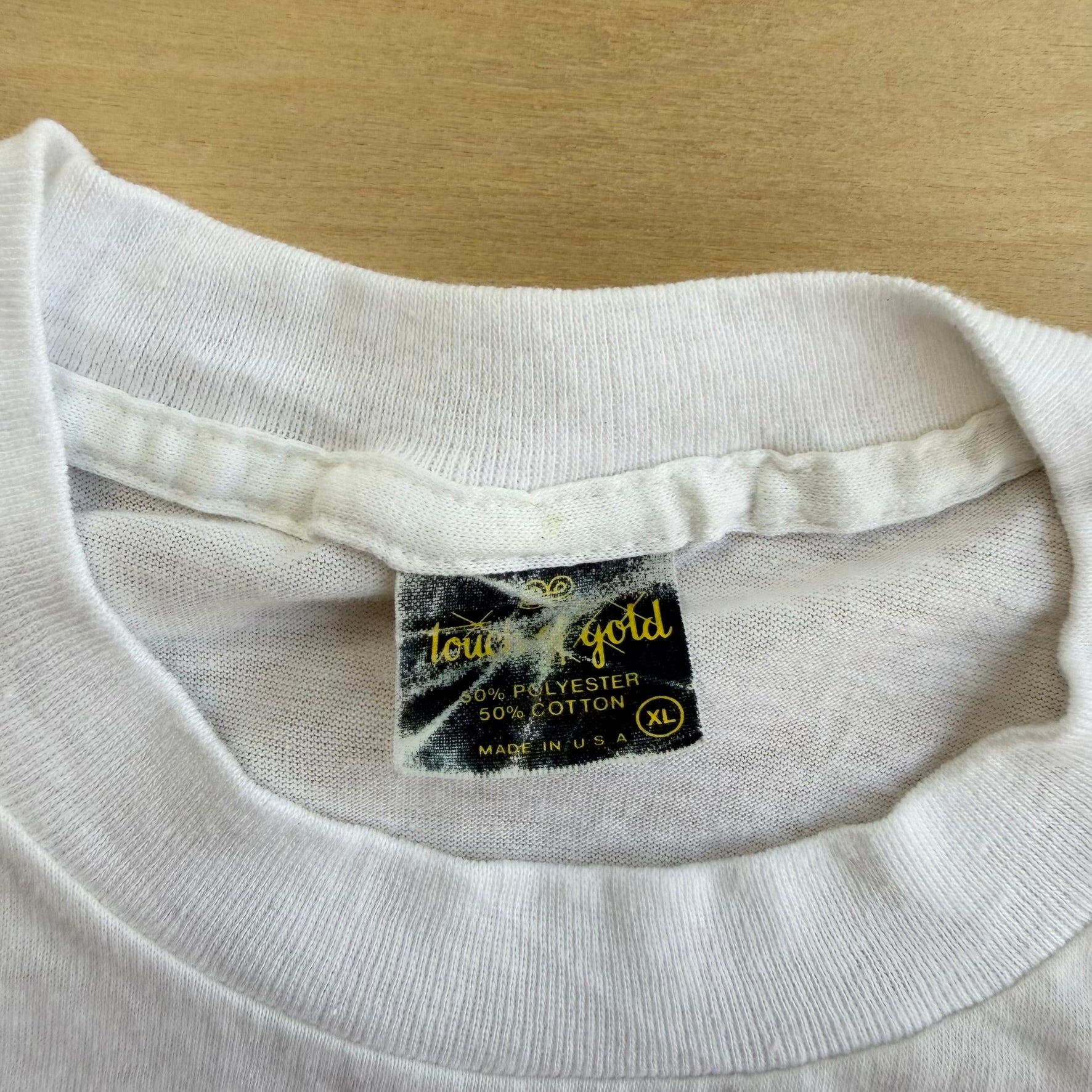 J- Vintage '86 New York Kodak Liberty Ride Festival Graphic Made In USA Single Stitch Tee - XL (fits M)