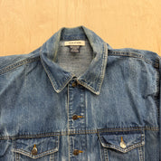 J- HOM Pink Floyd Dark Side Of The Moon Reworked Denim Jacket - L