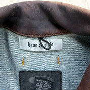 J- HOM Bob Marley Lion Graphic Reworked Denim Jacket - 2XL