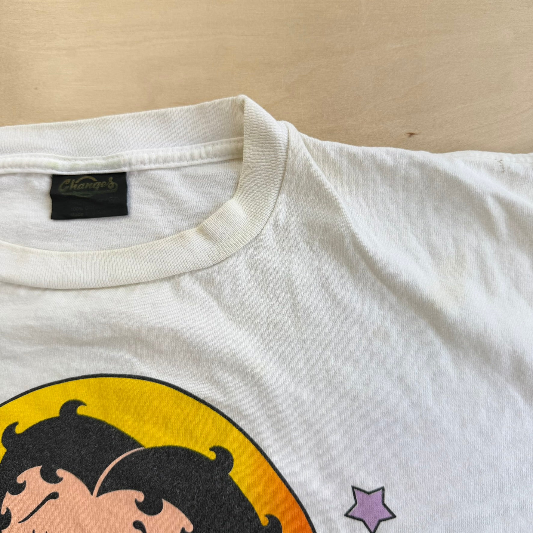 J- Vintage '94 Betty Boop Marylin Monroe Pose Graphic Made In USA Single Stitch Tee - XL