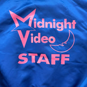 J- Vintage Midnight Video Staff Made In USA Bomber Jacket - XL