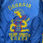 J- Vintage '79 Team Spirit Korea Zip Up Bomber Jacket - L