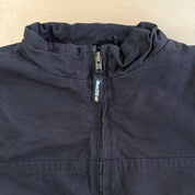 Berne Plaid Flannel Lined Zip Up Canvas Work Jacket - L