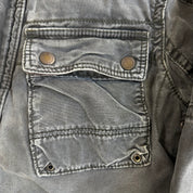 Vintage Y2K  Abercrombie & Fitch Flannel Lined Heavy Cotton Canvas Field Jacket - M