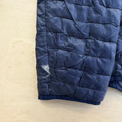 Patagonia Women's Micro Puff Hooded Navy Jacket - Women's M