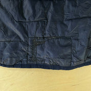 Patagonia Women's Micro Puff Hooded Navy Jacket - Women's M