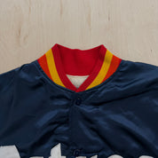 J- Vintage Houston Astros MLB Embroidered Text Bomber Jacket - M