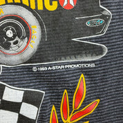 J- Vintage '93 Nascar Davey Allison Havoline Car Graphic Made In USA Single Stitch Tee - XL
