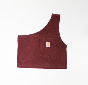 Haus Of Mojo Vintage Reworked Carhartt One Shoulder Cropped Top