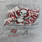 J- Vintage Tampa Bay Buccaneers NFL Graphic Logo Tee - XL