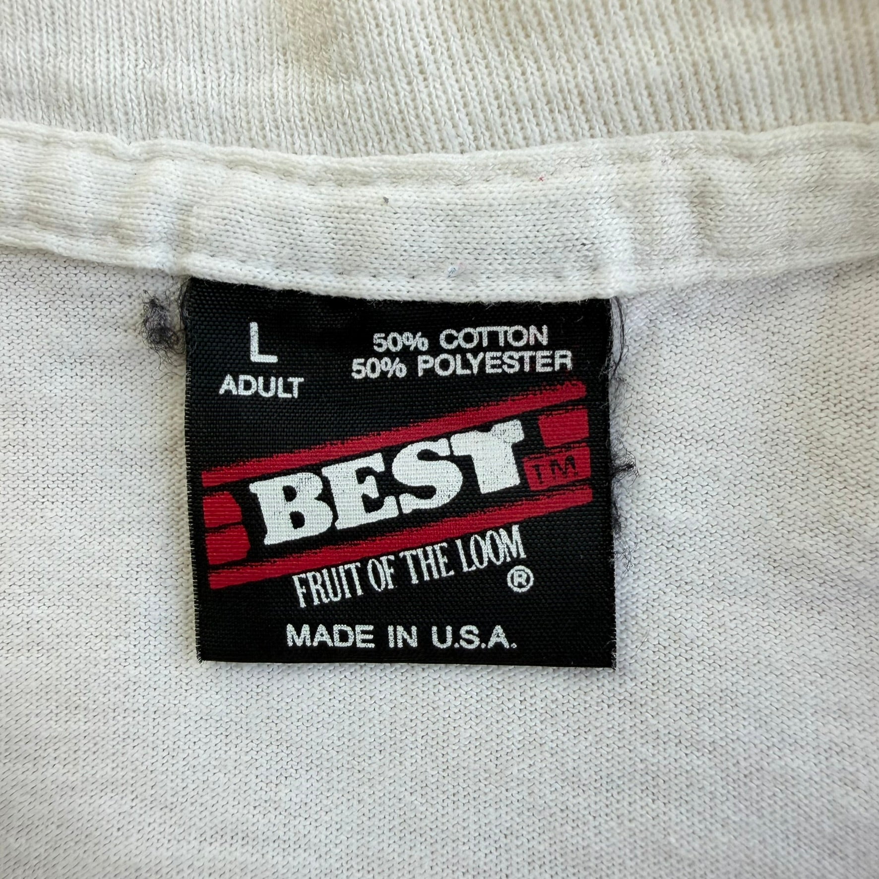 J- Vintage '95 Penticton BC Peach Festival Graphic Made In USA Single Stitch Tee - L