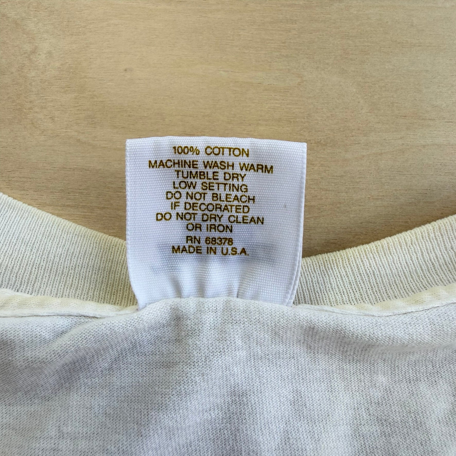 J- Vintage '91 Farworks Didn't Wash Hands Cartoon Graphic Made In USA Single Stitch Tee - XL